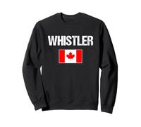 Whistler British Columbia BC Canada Flag Canadian Proud Sweatshirt