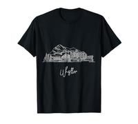 Whistler British Columbia Skyline Travel Souvenirs Cityscape T-Shirt