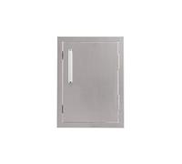 WHISTLER Outdoor Kitchen Single Access Door,14x20 Inch,304 Stainless Steel BBQ Grill Doors ,Silver