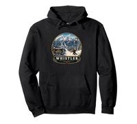 Whistler Ski Resort British Columbia Snowboarding Fun Pullover Hoodie