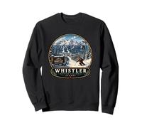 Whistler Ski Resort British Columbia Snowboarding Fun Sweatshirt