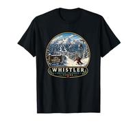 Whistler Ski Resort British Columbia Snowboarding Fun T-Shirt