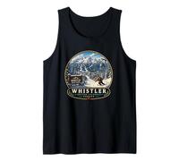 Whistler Ski Resort British Columbia Snowboarding Fun Tank Top