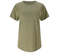Whistler - Women's Skylon Striped S/S Tee - Sport shirt size 42, olive