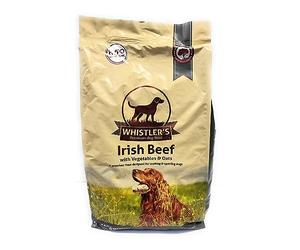 Whistler's Irish Beef with Oats & Vegetables, hypoallergenic dry dog food, suitable for all breeds 12kg