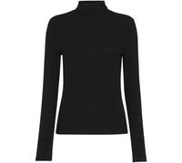 Whistles Black Essential Ribbed Polo - 8, BLACK