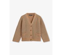 Whistles Girls Tan Kids Nora Slip-pocket Cotton Cardigan 3-9 Years 8-9