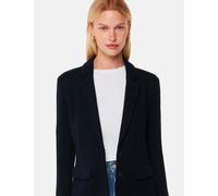 Whistles Jersey Slim Single Breasted Blazer Navy