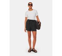 Whistles Pure Linen Shorts Black