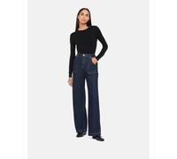 Whistles Sparkly Crew Neck Jumper Black