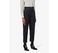 Whistles Womens Whistles Authentic High-Rise Straight-Leg Jeans Navy 29