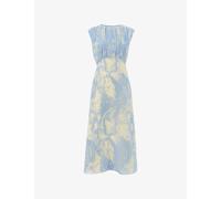 Whistles Womens Whistles Devore Swirl Sleeveless Velvet Midi Dress Multi-Coloured 10