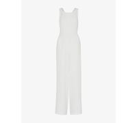 Whistles Womens Whistles Thelma Wide-Leg Woven Wedding Jumpsuit Cream 12