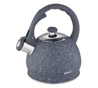 Whistling Kettle 2.0l Marble Imitation Stainless Steel Kettle Kinghoff (Grey)