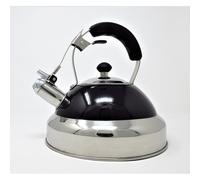 Whistling Kettle 3.5 Litre Stainless Steel Black