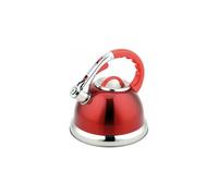 Whistling Kettle 3.5L Red Stainless Steel