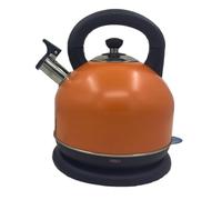 Whistling Kettle,3L Cordless orange Electric Kettles(2KW,capacity large kettle electric,stainless steel, Removable washable anti-scale filter,Perfect pour spout)