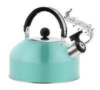 Whistling Kettle, Camping Whistling Kettle 3L Stove Top Portable Boiling Pot with Handle & Spout Travel Stainless Steel Teapot for Electric Gas Stove Camp Fire