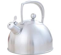 Whistling Kettle Stove Top Whistling Tea Kettle,Stainless Steel Kettles Large Capacity Whistling Kettle Cooker Kettle 304 Stainless Steel Teapot Household Gas Universal Whistle Ringer 3L