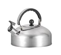 Whistling Stovetop Kettle - Fast Boiling Tea & Coffee Pot, Premium Stainless Steel Water Heater, Ideal for Kitchen & Camping, 2.5L Capacity