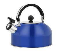 Whistling Tea Kettle, 1.8L Stainless Steel Whistling Kettle Teapot, Cooktop Teakettle Stove, Ergonomic Handle Teapot, Lightweight Whistling Camping Stovetop Kettles for Home, Restaurant & Hiking