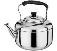 Whistling Tea Kettle, 3L/4L/ 5L/6L/7L/8L/9L/10L Stainless Steel Large Capacity Domestic Gas Stove Kettle Gas Stovetop Induction Cooker Universal Teapot Brewing Coffee (3L)