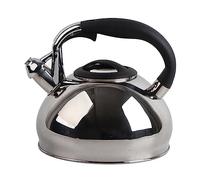 Whistling Tea Kettle 3L, Fast Heating 304 Stainless Steel Large Capacity - Even Heat Distribution, Ergonomic Handle, Ideal for Home and Office (2.5L)