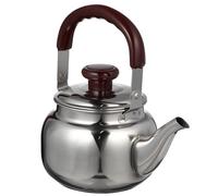 Whistling Tea Kettle 500ml Stainless Steel for Home Office | Smooth Pouring, Gas Stove Suitable, Large Spout, Silver Finish, for White Tea and Green Tea