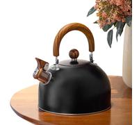 Whistling Tea Kettle - Whistling Teapot | Tea Kettle On Stove, 3L Grey Dome Pot (1), Large Capacity Water Boiler For Fast Heating | Ideal For Preparing