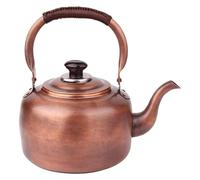 Whistling Tea Kettle with Braided Handle, Retro Stovetop Kettle for Fast Heating on Gas Hobs (5l)