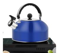 Whistling Tea Kettles - Halogen Safe Kettle, Steam Whistle | Wood Stove Compatible Stainless Steel Kettle Boiling Tea Coffee Water Kitchen Restaurant Shop Classic Design Fast Heat Transfer