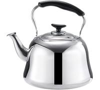 Whistling Teakettle,Stainless Steel Kettle Tea with Filter Gas Stove Induction Cooker Universal Teapot(1l)