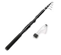 Whistytwig Compact Telescopic Fishing Rod - Versatile Retractable Pole for Fresh & Saltwater, Portable Fishing Rod, Ideal for Travel (Bandit 7'2" Spinning)