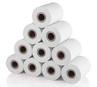 Whisverse 10 Pcs Thermal Paper, for Mobile 58mm 30mm Mini Thermal Printer Cash Register POS Receipt Paper Roll