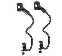 Whisverse 2 Pcs Microphone Adjustable Stand Flexible Gooseneck Desktop Stands Desk Clamp Recording Equipment for Meeting Lecture