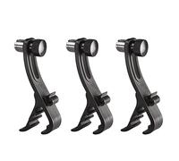 Whisverse 3 Pcs Adjustable Clip Drum Clip Shockproof Mount Microphone Clamp Drum Mount Microphone Holder Accessories