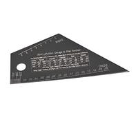 Whisverse Fret Leveling Tool Guitar Neck Fingerboard Measuring Ruler Stainless Steel Fret Rocker Guitar Luthier Tool