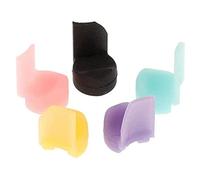 Whisverse Pack of 5 Silicone Clarinet Thumb Rest Cushion Thumb Protector for Woodwind Instrument 5 Colors