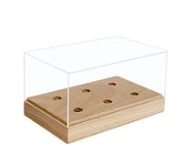 Whisverse Vinyl Record Player Cover Storage Box Phono Stand Protection Dust Box