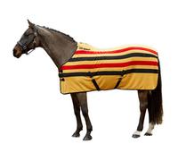 Whitaker Aintree Standard-Neck Stripe Horse Fleece Rug Yellow (5 3")