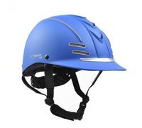 Whitaker Childrens/Kids Club Riding Helmet (L-XL) (Blue/Silver)