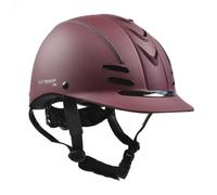 Whitaker Childrens/Kids Club Riding Helmet (S-M) (Burgundy/Black)