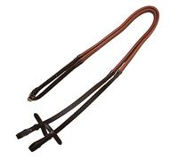 Whitaker Leather Reins with Dimpled Grip (Pony) (Havana)