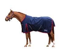 Whitaker Rastrick V2 Standard-Neck Contrast Ail Horse Turnout Rug Navy (6 6")