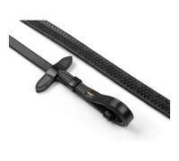 Whitaker RER048A Eastwood Rubber Reins Black - cob