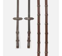 Whitaker RER100 Pick N Mix Billet 9-Loop Reins Havana - pony