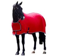 Whitaker Standard-Neck Contrast Horse Turnout Rug Red/blue (5 6")