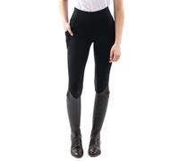 Whitaker Women's Westwick Horse Riding Tights in Black | Size: Medium Whitaker Black M