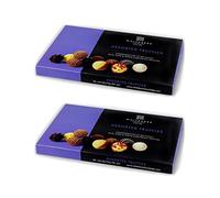Whitakers | Assorted Chocolate Truffles Selection Box | 2 x 920g | This premium selection box contains 77 hand finished truffles crafted from milk, dark and white chocolate varieties.