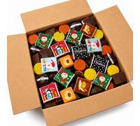 Whitakers Bulk Chocolate Mix - Dark Chocolate Ginger Collection & Milk & Dark Chocolate Neapolitans - Individually Wrapped Christmas Chocolates for Stocking Fillers, Gifts & Sharing